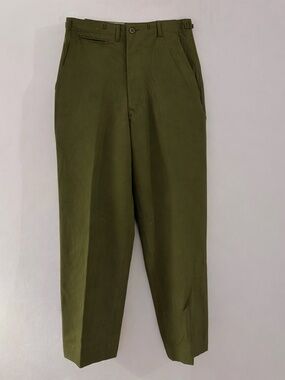 1955 US Army Wool Field Trousers Small Regular 18oz Korean War Pants